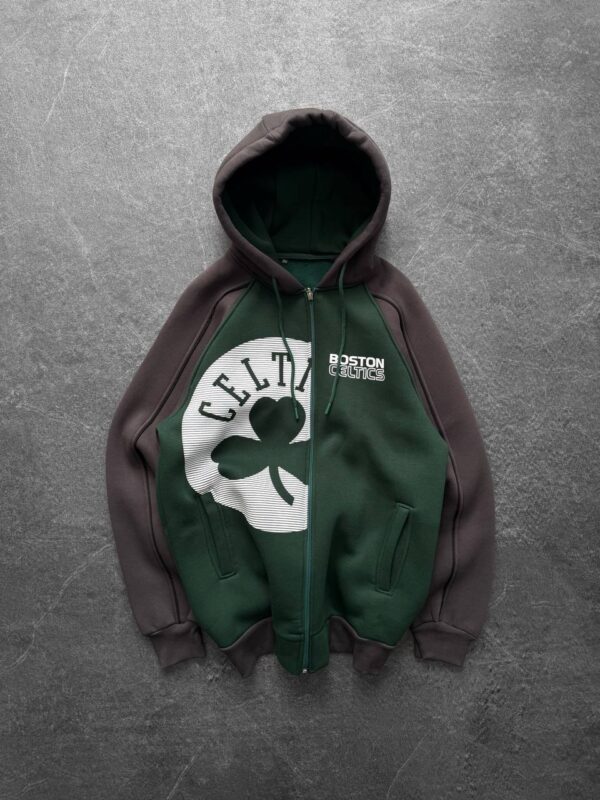 هودي رجالي - أخضر برسمة