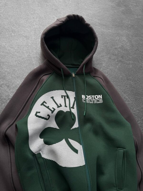 هودي رجالي - أخضر برسمة