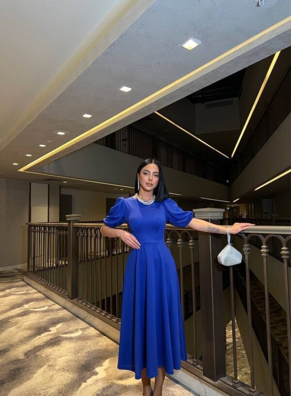 فستان سهرة طويل - أزرق ملكي