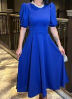 فستان سهرة طويل - أزرق ملكي