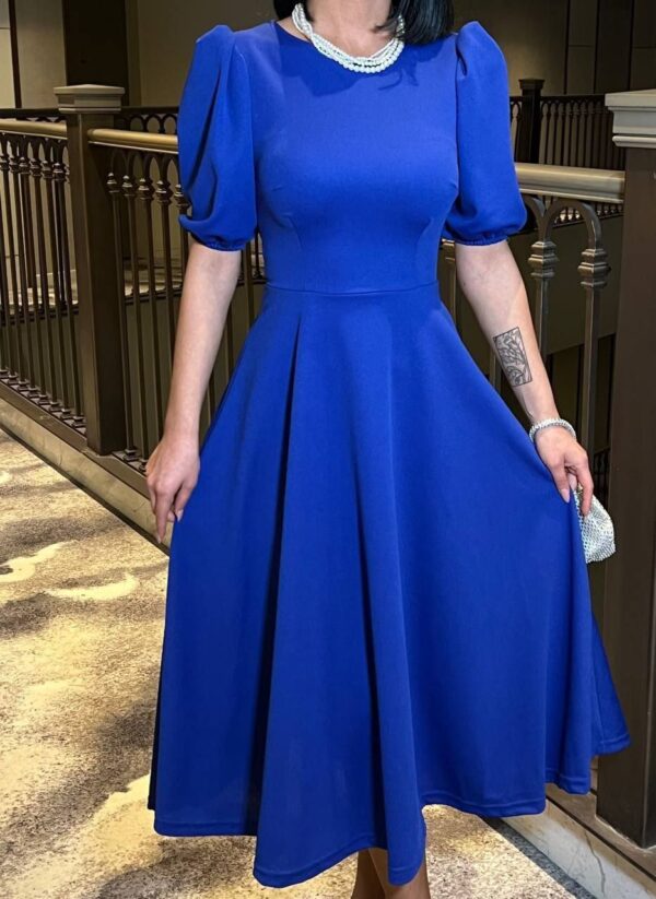 فستان سهرة طويل - أزرق ملكي
