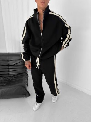 طقم رجالي - رياضي أسود